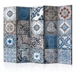 Rumsavdelare Skärmvägg Arkiio Blue Arabesque II 225x172 cm