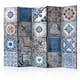Rumsavdelare Skärmvägg Arkiio Blue Arabesque II 225x172 cm