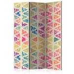 Rumsavdelare Skärmvägg Arkiio Letters Nad Triangles 135x172 cm