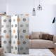 Rumsavdelare Skärmvägg Arkiio Round Stamps 135x172 cm