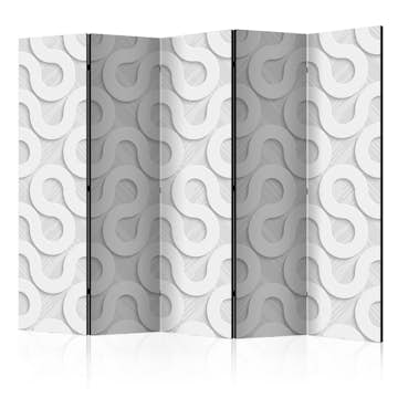 Rumsavdelare Skärmvägg Arkiio Grey Spirals II 225x172 cm