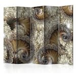 Rumsavdelare Skärmvägg Arkiio Golden Hand-held Fans II 225x172 cm