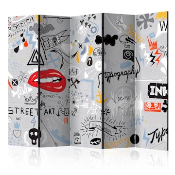 Rumsavdelare Skärmvägg Arkiio Stream of Thought II 225x172 cm