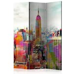 Rumsavdelare Skärmvägg Arkiio Colors Of New York City 135x172 cm