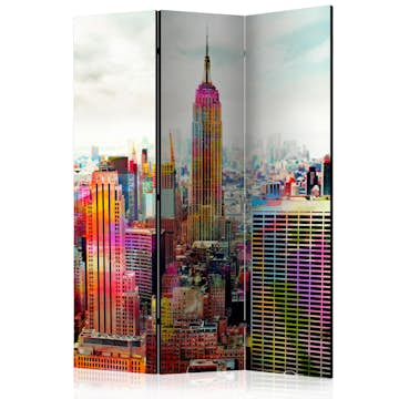 Rumsavdelare Skärmvägg Arkiio Colors Of New York City 135x172 cm