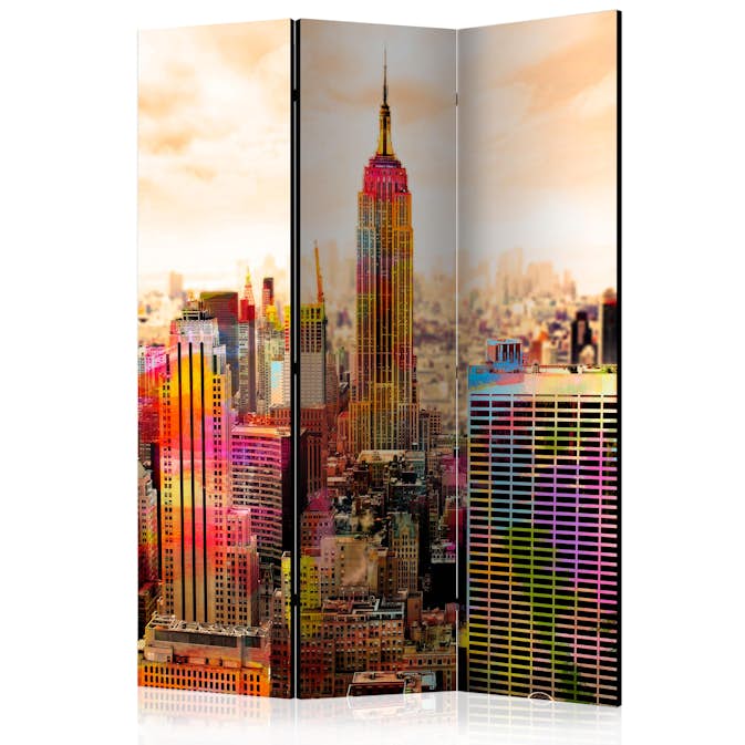 Rumsavdelare Skärmvägg Arkiio Colors Of New York City III 135x172 cm