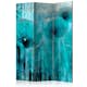 Rumsavdelare Skärmvägg Arkiio Turquoise Madness 135x172 cm