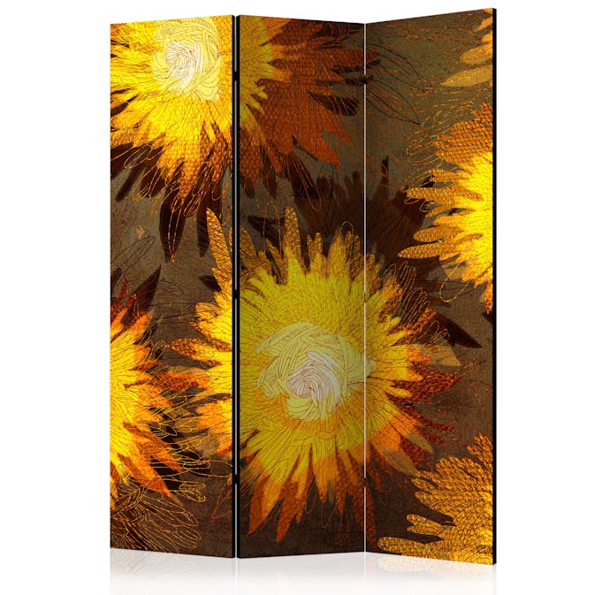Rumsavdelare Skärmvägg Arkiio Sunflower Dance 135x172 cm