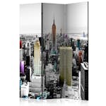 Rumsavdelare Skärmvägg Arkiio Iridescent Skyscrapers 135x172 cm