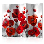 Rumsavdelare Skärmvägg Arkiio Poppies in the Moonlight II 225x172 cm