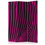 Rumsavdelare Skärmvägg Arkiio Zebra Pattern Violet 135x172 cm