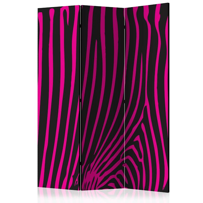 Rumsavdelare Skärmvägg Arkiio Zebra Pattern Violet 135x172 cm