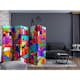 Rumsavdelare Skärmvägg Arkiio Rainbow-hued Town II 225x172 cm