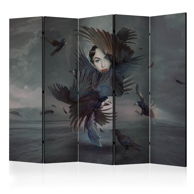 Rumsavdelare Skärmvägg Arkiio Covered in Feathers II 225x172 cm