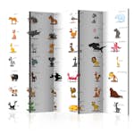 Rumsavdelare Skärmvägg Arkiio Learning by Playing Animals II 225x172 cm