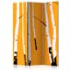 Rumsavdelare Skärmvägg Arkiio Birches On The Orange Background 135x172 cm