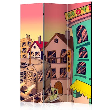 Rumsavdelare Skärmvägg Arkiio Morning In A City 135x172 cm