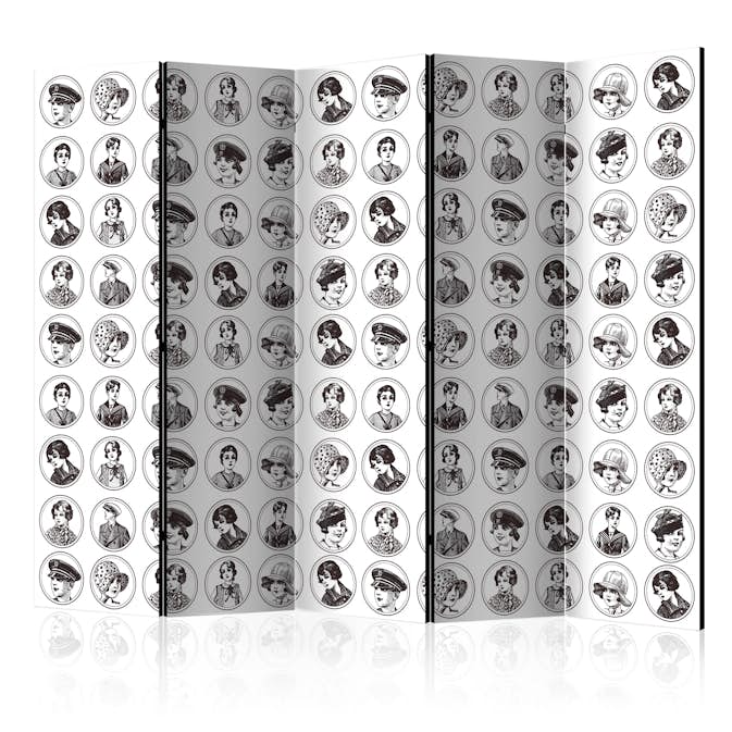 Rumsavdelare Skärmvägg Arkiio 20s and 30s II 225x172 cm
