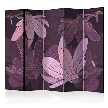 Rumsavdelare Skärmvägg Arkiio Dreamy Flowers II 225x172 cm