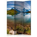 Rumsavdelare Skärmvägg Arkiio Lake With Mountain Reflection Switzerland 135x172 cm