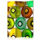 Rumsavdelare Skärmvägg Arkiio Bottles Background 135x172 cm