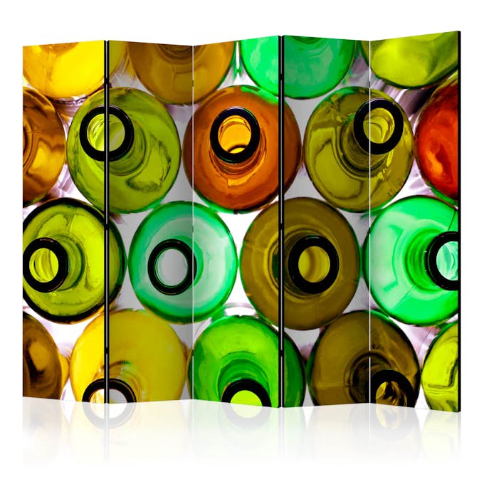 Rumsavdelare Skärmvägg Arkiio Bottles Background II 225x172 cm