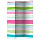 Rumsavdelare Skärmvägg Arkiio Bright Stripes 135x172 cm