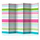 Rumsavdelare Skärmvägg Arkiio Bright Stripes II 225x172 cm