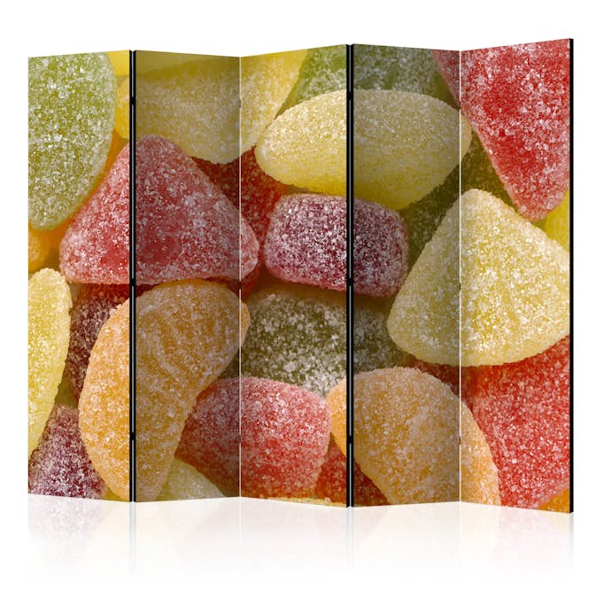 Rumsavdelare Skärmvägg Arkiio Tasty Fruit Jellies II 225x172 cm