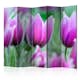 Rumsavdelare Skärmvägg Arkiio Purple Spring Tulips II 225x172 cm
