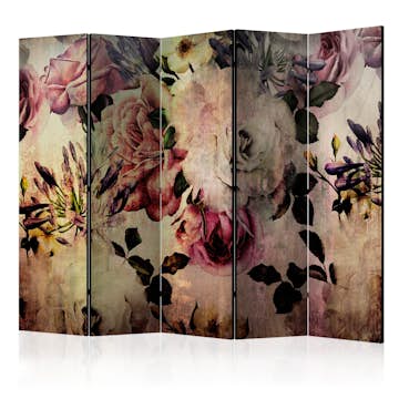 Rumsavdelare Skärmvägg Arkiio Nostalgia Flowers II 225x172 cm