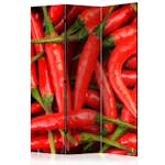 Rumsavdelare Skärmvägg Arkiio Chili Pepper Background 135x172 cm