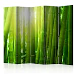 Rumsavdelare Skärmvägg Arkiio Sun and Bamboo II Grön 225x172 cm