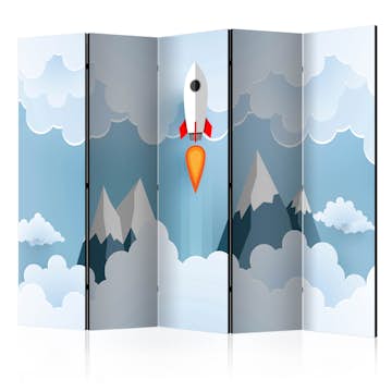 Rumsavdelare Skärmvägg Arkiio Rocket in the Clouds II 225x172 cm