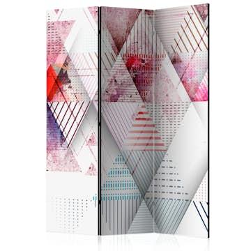 Rumsavdelare Skärmvägg Arkiio Triangular World 135x172 cm
