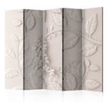 Rumsavdelare Skärmvägg Arkiio Paper Flowers Cream II 225x172 cm