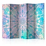 Rumsavdelare Skärmvägg Arkiio Girly Mandala Blue II 225x172 cm