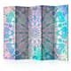 Rumsavdelare Skärmvägg Arkiio Girly Mandala Blue II 225x172 cm