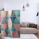 Rumsavdelare Skärmvägg Arkiio Oriental Triangles 135x172 cm