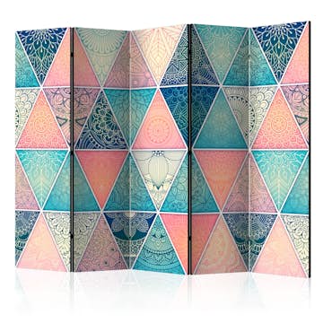Rumsavdelare Skärmvägg Arkiio Oriental Triangles II 225x172 cm