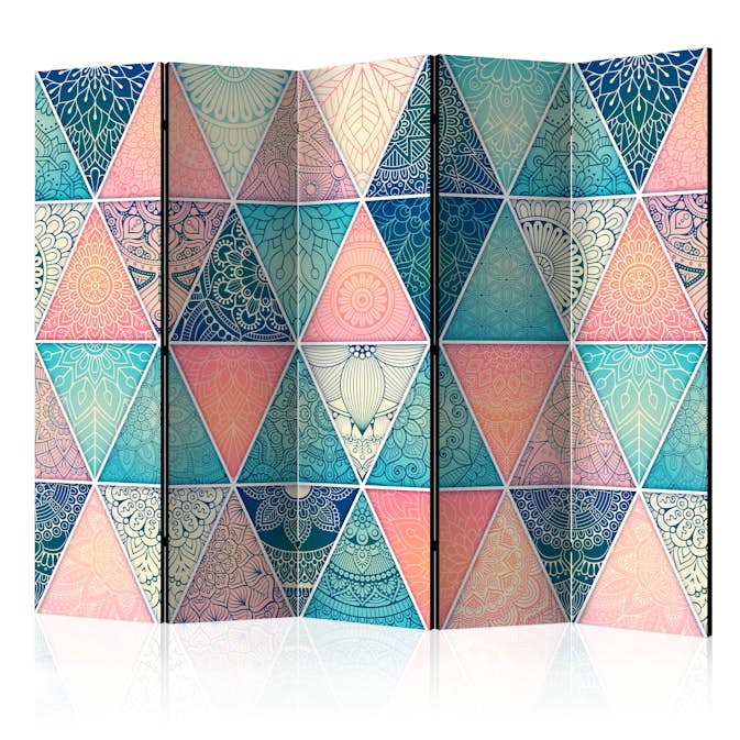 Rumsavdelare Skärmvägg Arkiio Oriental Triangles II 225x172 cm