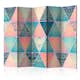 Rumsavdelare Skärmvägg Arkiio Oriental Triangles II 225x172 cm