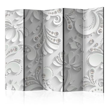 Rumsavdelare Skärmvägg Arkiio Flowers with Crystals II 225x172 cm