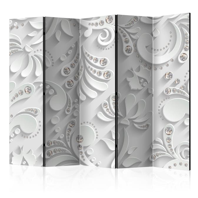 Rumsavdelare Skärmvägg Arkiio Flowers with Crystals II 225x172 cm