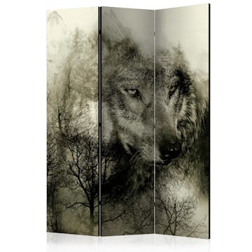 Rumsavdelare Skärmvägg Arkiio Mountain Predator Beige 135x172 cm
