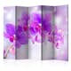 Rumsavdelare Skärmvägg Arkiio Purple Orchids II 225x172 cm