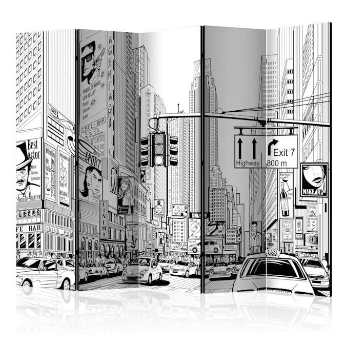Rumsavdelare Skärmvägg Arkiio Street in New York City II 225x172 cm