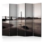 Rumsavdelare Skärmvägg Arkiio San Francisco Golden Gate Bridge in Black and White II 225x172 cm