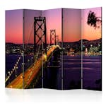 Rumsavdelare Skärmvägg Arkiio Charming Evening in San Francisco II 225x172 cm