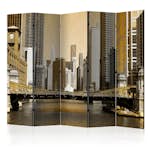 Rumsavdelare Skärmvägg Arkiio Chicago's Bridge Vintage Effect II 225x172 cm